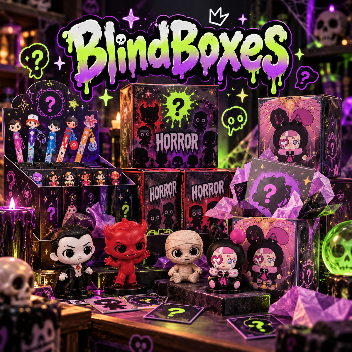Blind Boxes terroríficas