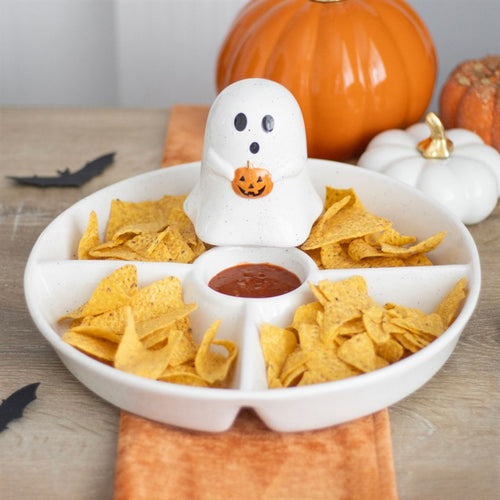 Bandeja para Aperitivos Fantasma Ghost Chip & Dip