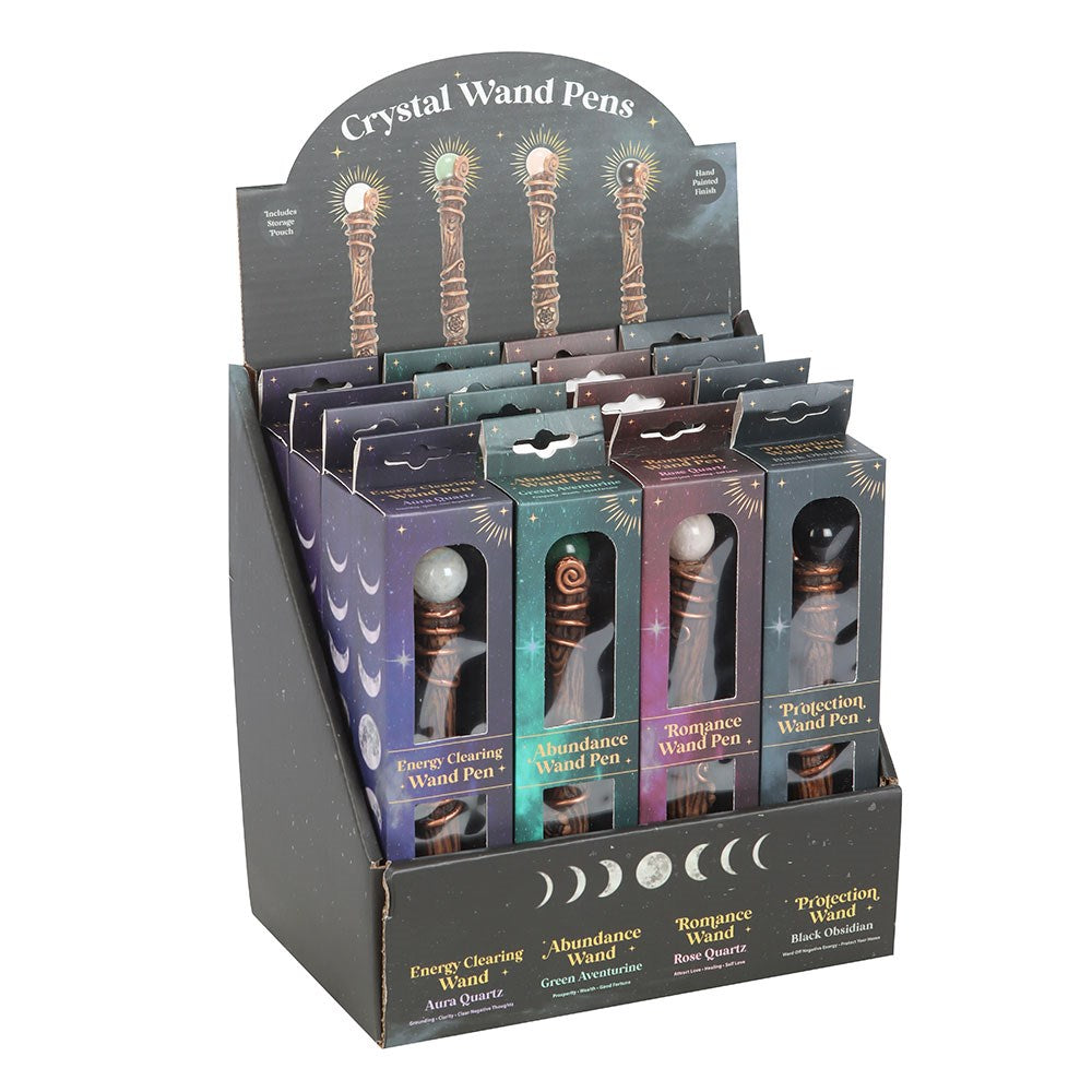 Bolígrafo Varita con Cristal Natural – Wands and Witchcraft