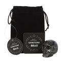 Calavera de Labradorita Negra Dark Matter – Piedra Natural