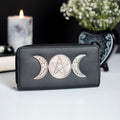 Cartera Triple Moon con Pentagrama y Cremallera