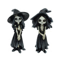 Figura Chica Esqueleto con Sombrero de Bruja
