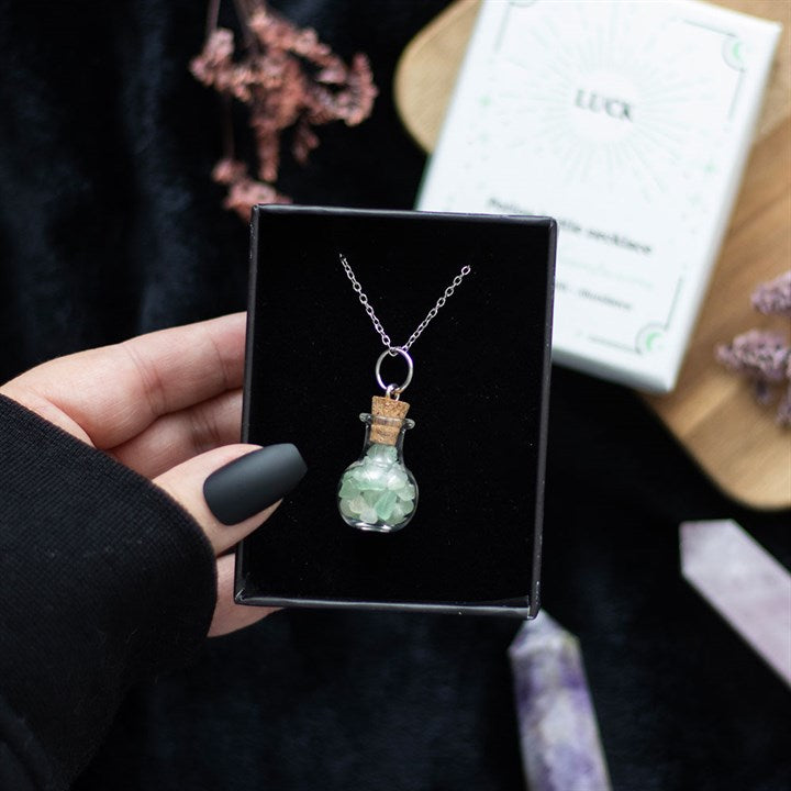 Collar Poción de la Suerte – Aventurina Verde