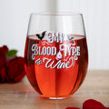 Copa de Vino “My Blood Type is Wine”