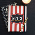 Cuaderno A5 Rayas Rojas de Circo – Mystic Circus