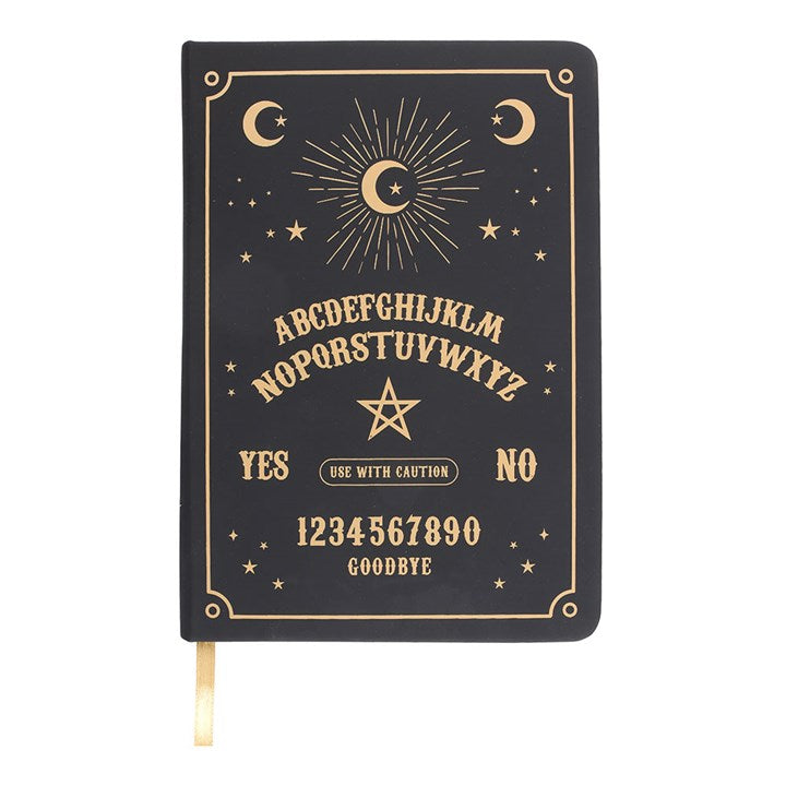 Cuaderno A5 Tablero Espiritista – Negro y Dorado