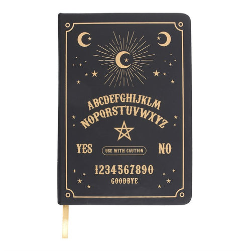 Cuaderno A5 Tablero Espiritista – Negro y Dorado