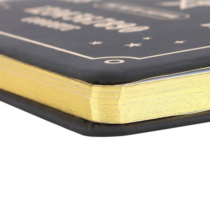 Cuaderno A5 Tablero Espiritista – Negro y Dorado