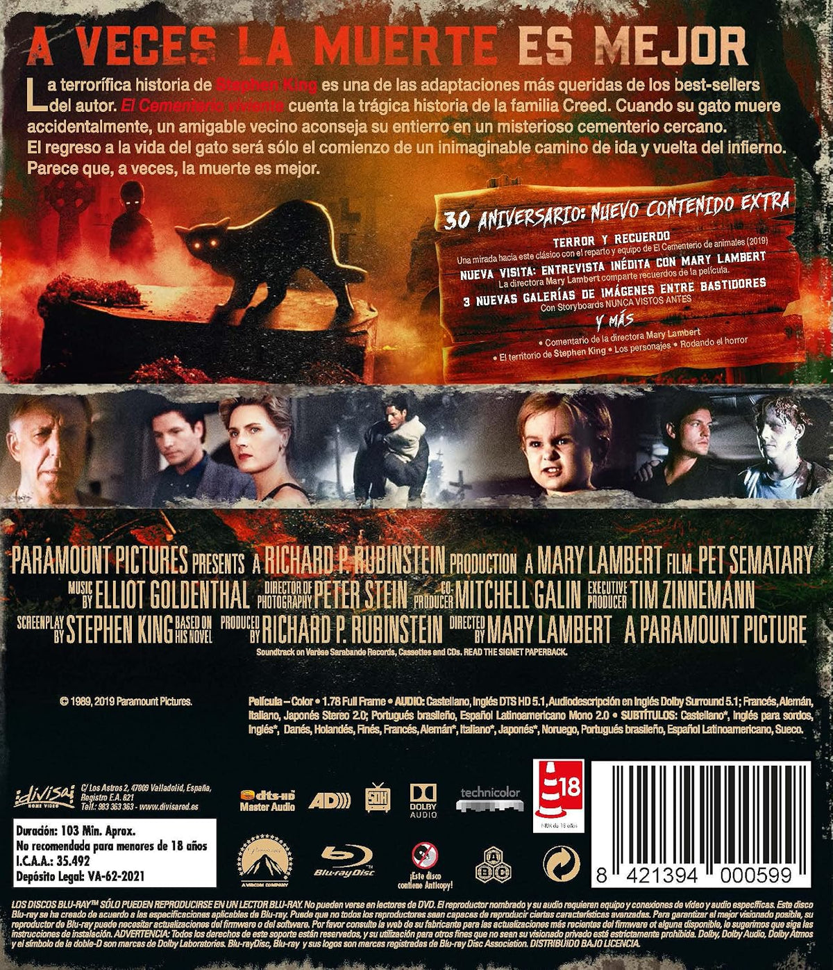 El Cementerio Viviente (1989) – Blu-ray