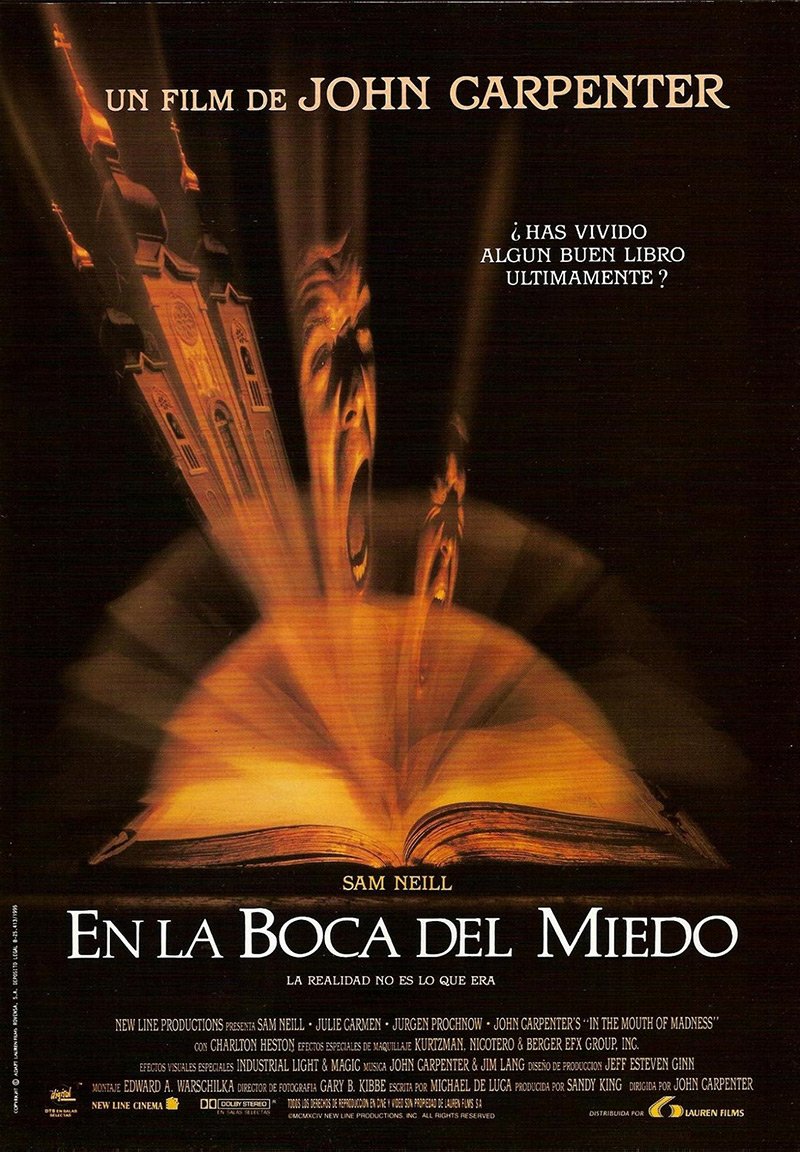 En la Boca del Miedo (1995) – Blu-ray