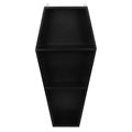 Estantería Ataúd Negra 50 cm