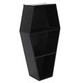 Estantería Ataúd Negra 50 cm