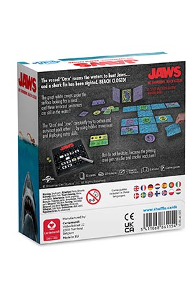 Juego de Cartas Jaws: No Swimming, Beach Closed – Fournier