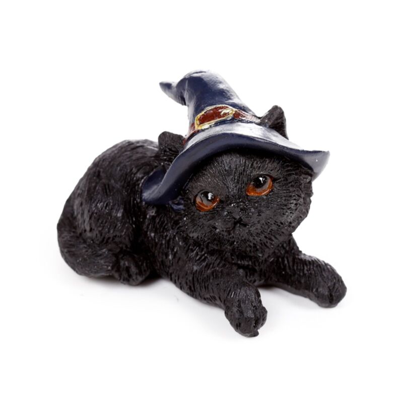 Figura Mini Gato Negro Brujo – Modelo Surtido