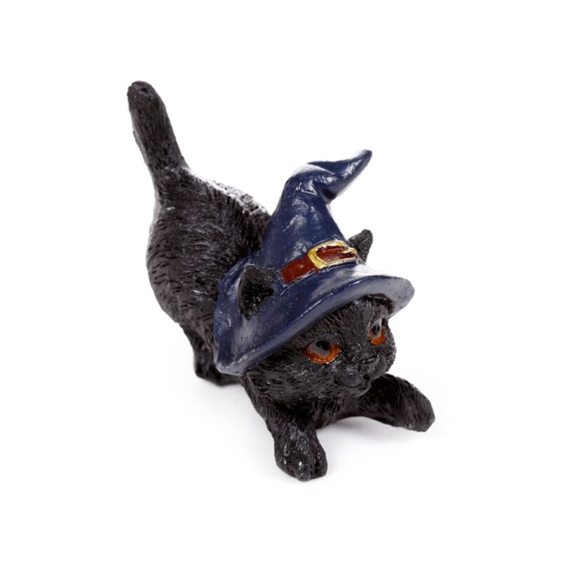 Figura Mini Gato Negro Brujo – Modelo Surtido