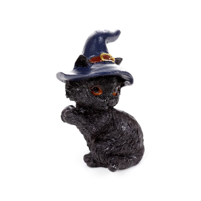 Figura Mini Gato Negro Brujo – Modelo Surtido
