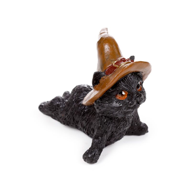 Figura Mini Gato Negro Brujo – Modelo Surtido
