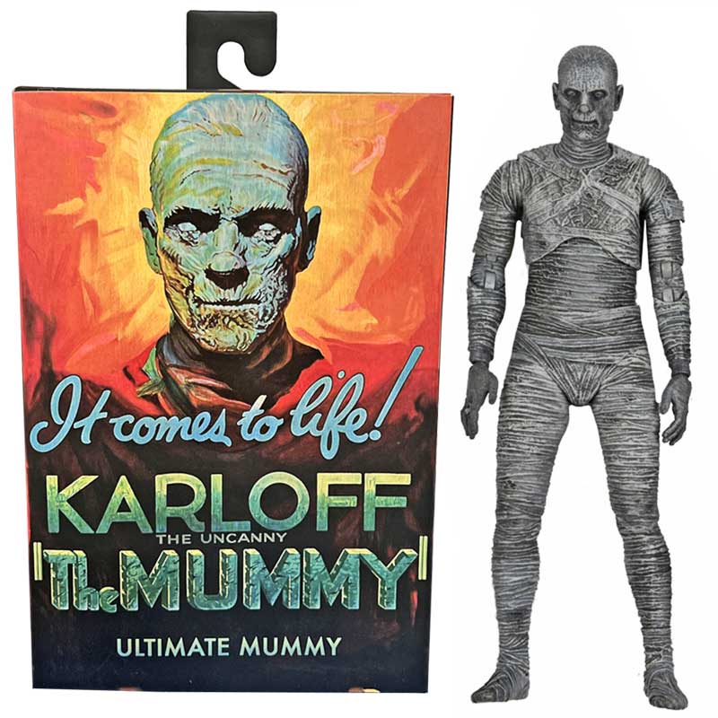 Figura NECA Ultimate La Momia (Black & White) 18 cm – Universal Monsters