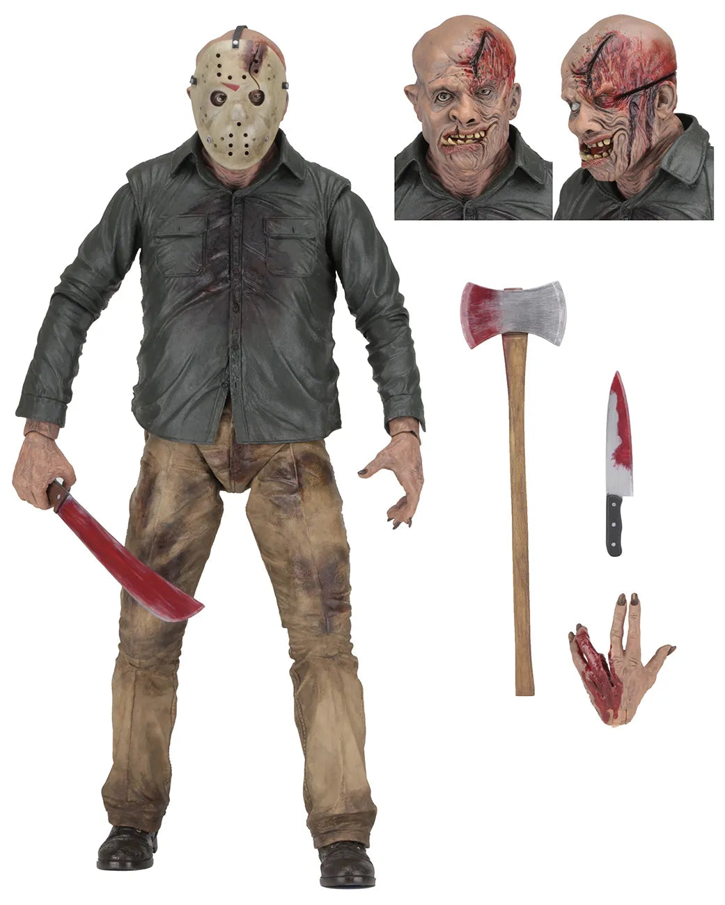 Figura NECA Jason Voorhees 1/4 46 cm – Viernes 13: Capítulo Final