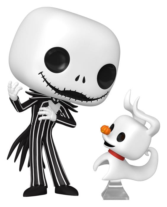 Funko POP! & Buddy Jack Skellington con Zero #1808 – Pesadilla antes de Navidad