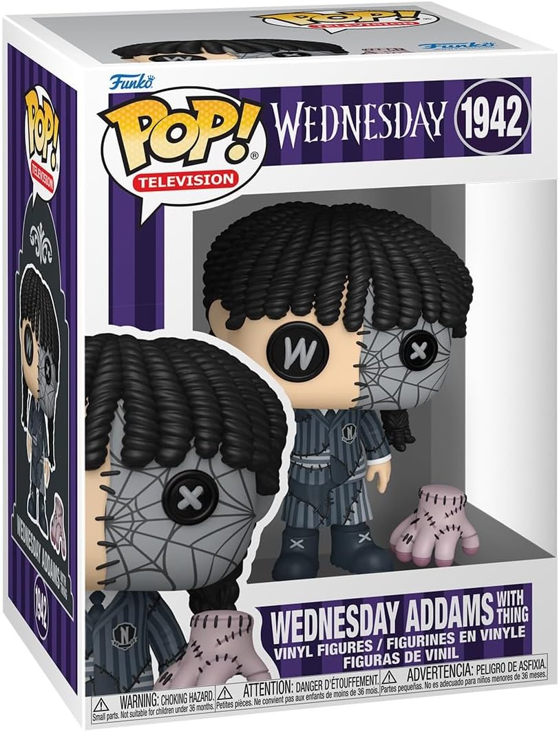 Funko POP! Wednesday Patchwork con Cosa #1942 – Miércoles