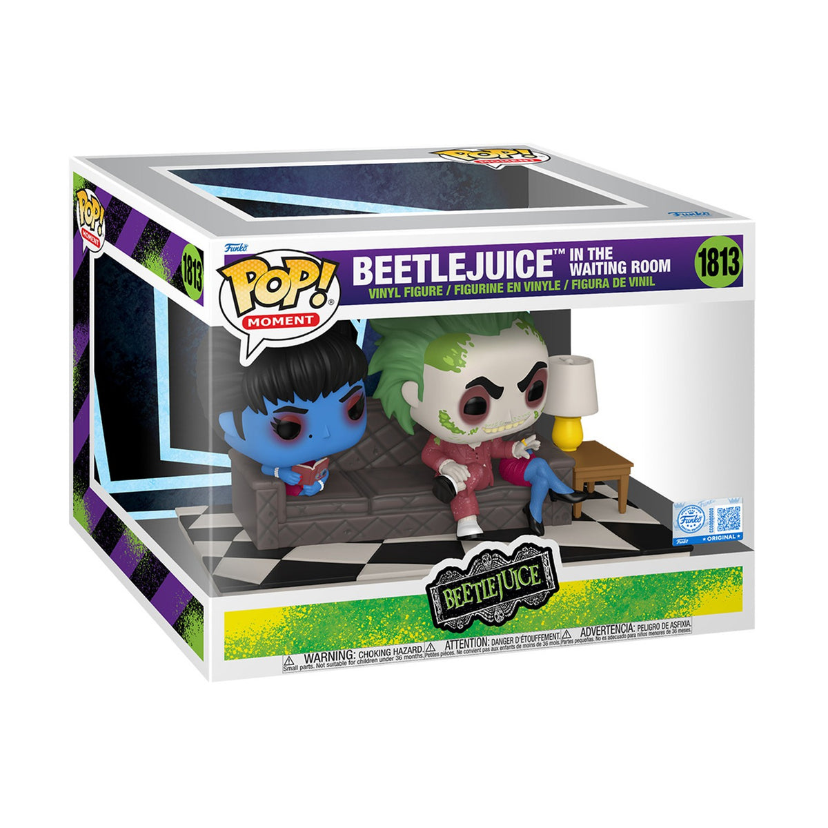 Funko Pop! Moment Beetlejuice en la Sala de Espera #1813 – Edición Exclusiva