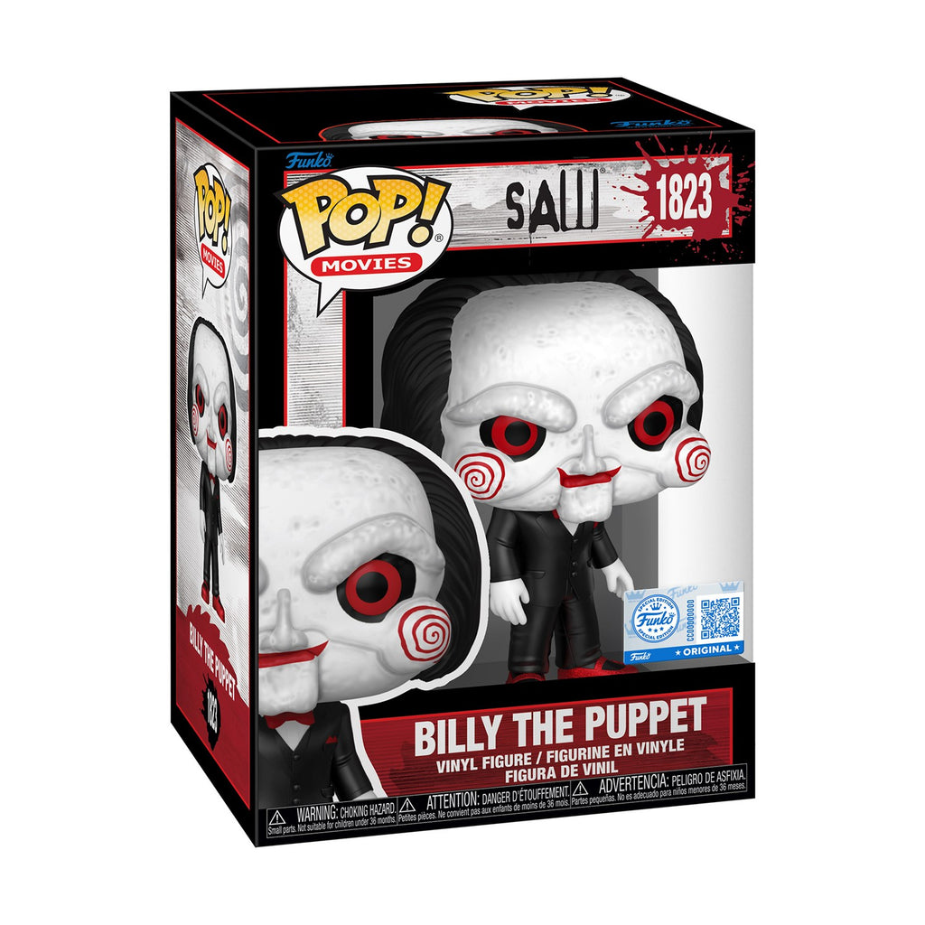 Funko Pop! Saw Billy the Puppet #1823 – Edición Exclusiva