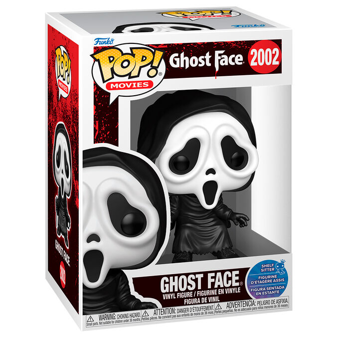Funko Pop! Ghost Face Sentado #2002 – Scream