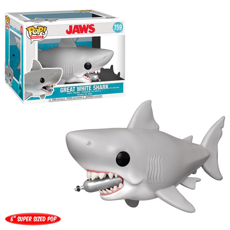 Funko POP! Super Tiburón con Bombona #759 – Tiburón