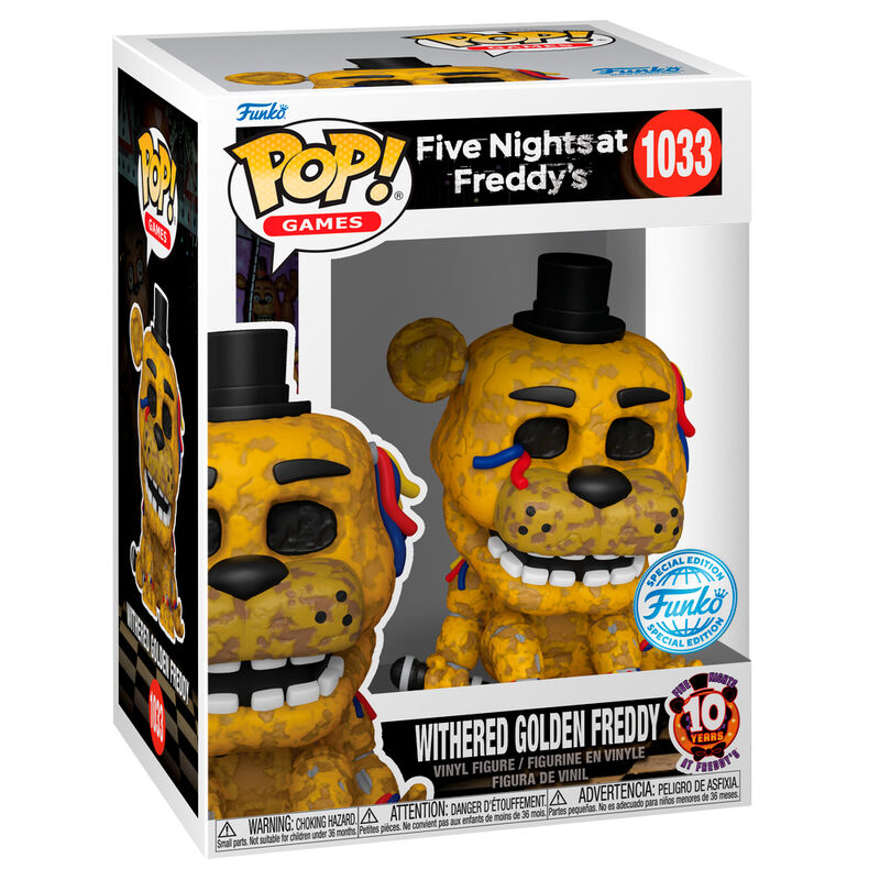 Funko Pop! Withered Golden Freddy #1033 – Five Nights at Freddy’s