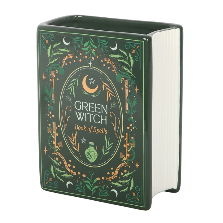 Jarrón Libro Green Witch
