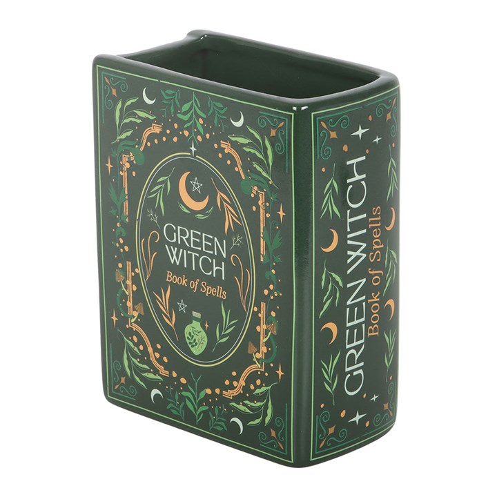 Jarrón Libro Green Witch