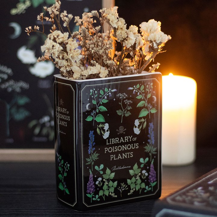Jarrón Libro de Plantas Venenosas