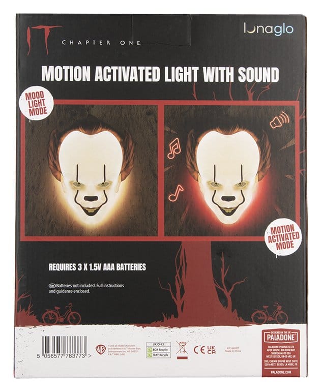Lámpara Pennywise con Sensor de Movimiento – IT