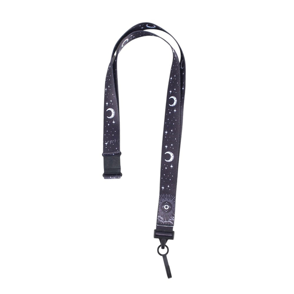 Lanyard Celestial Spellbound Sky – Luna, Estrellas y Ojo