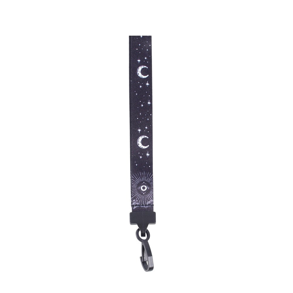 Lanyard Celestial Spellbound Sky – Luna, Estrellas y Ojo
