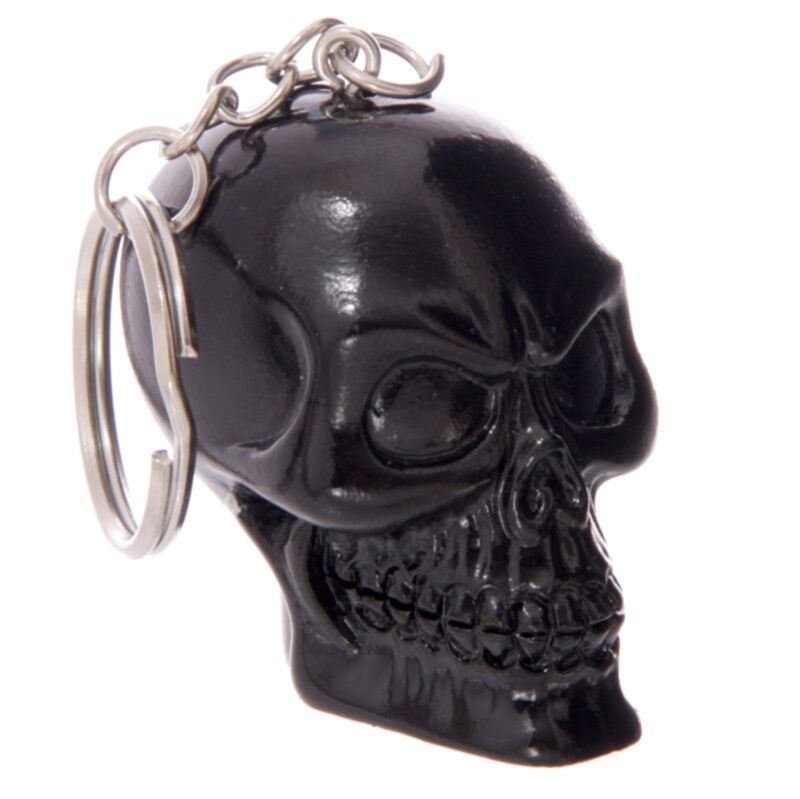 Llavero 3D Calavera Negra o Blanca