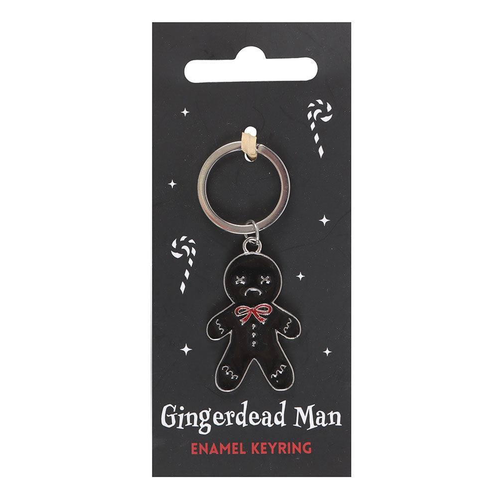 Llavero Hombre de Jengibre Negro Gingerdead