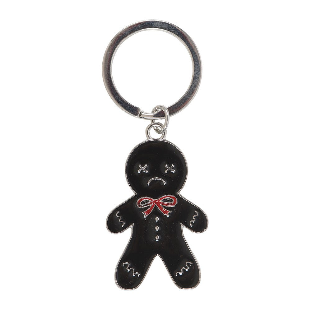 Llavero Hombre de Jengibre Negro Gingerdead