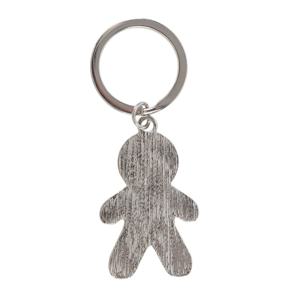 Llavero Hombre de Jengibre Negro Gingerdead