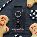 Llavero Hombre de Jengibre Negro Gingerdead