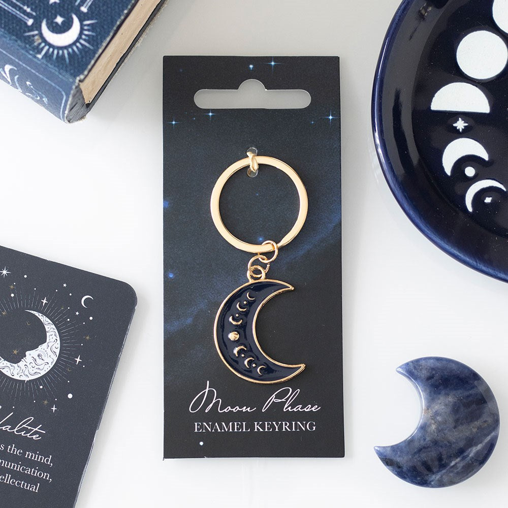 Llavero Luna Creciente Blue Moon