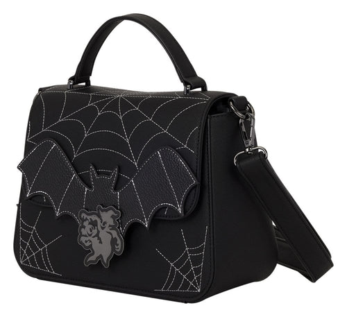 Bandolera Loungefly Mickey y Minnie Telarañas y Murciélagos - Disney