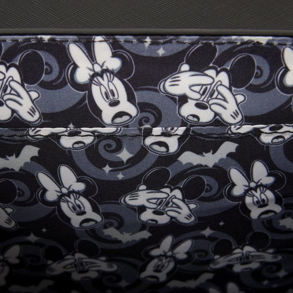 Bandolera Loungefly Mickey y Minnie Telarañas y Murciélagos - Disney