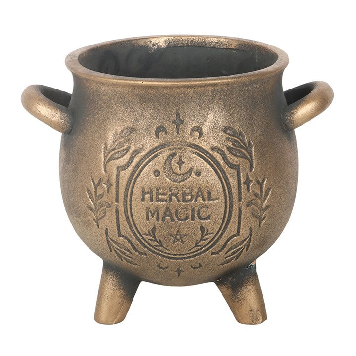 Maceta Caldero Herbal Magic