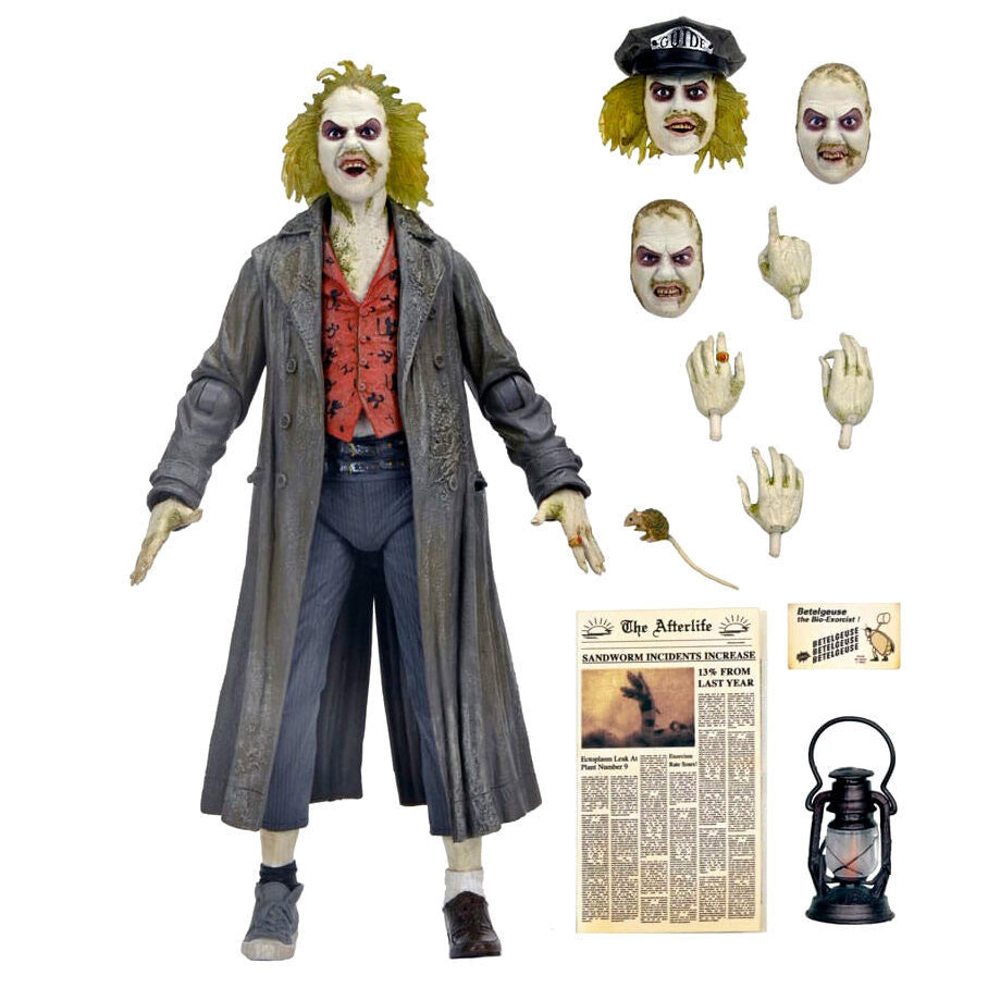 Figura NECA Ultimate Beetlejuice Guía Turístico 18 cm – Beetlejuice