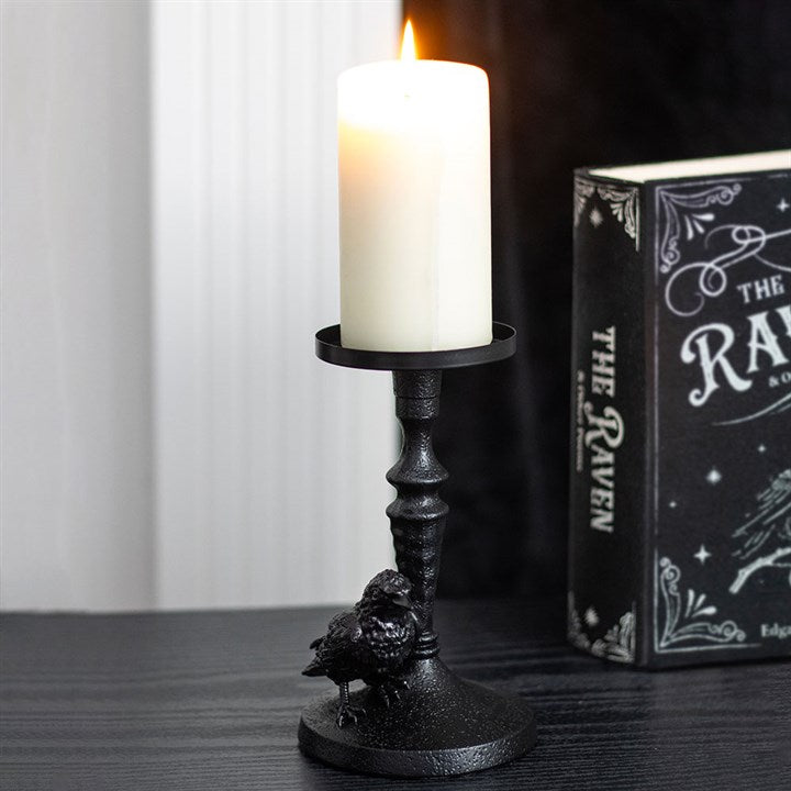 Portavelas Cuervo Mystic Raven