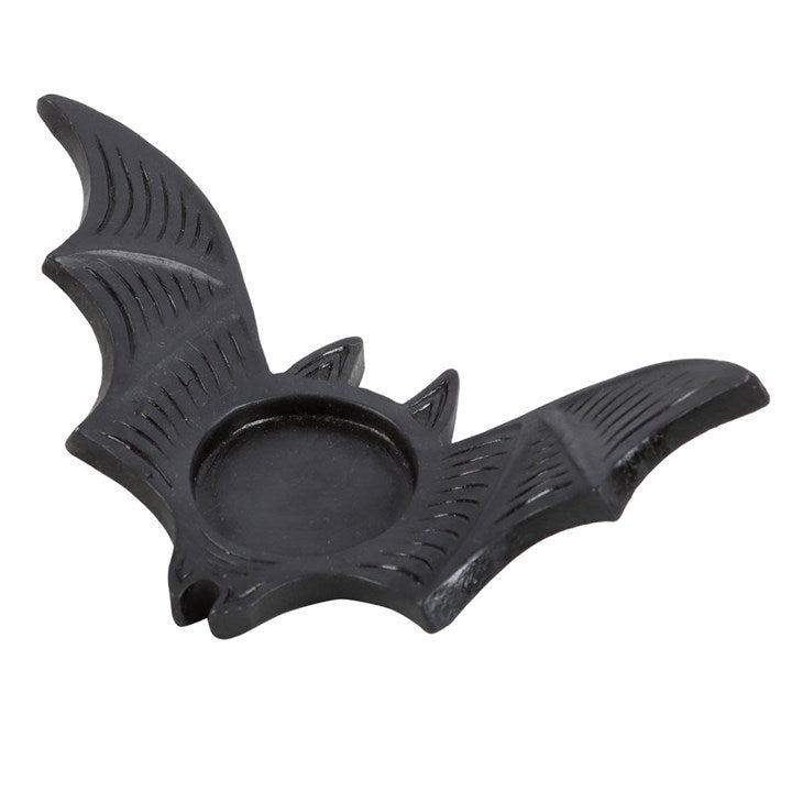 Portavelas Murciélago Negro