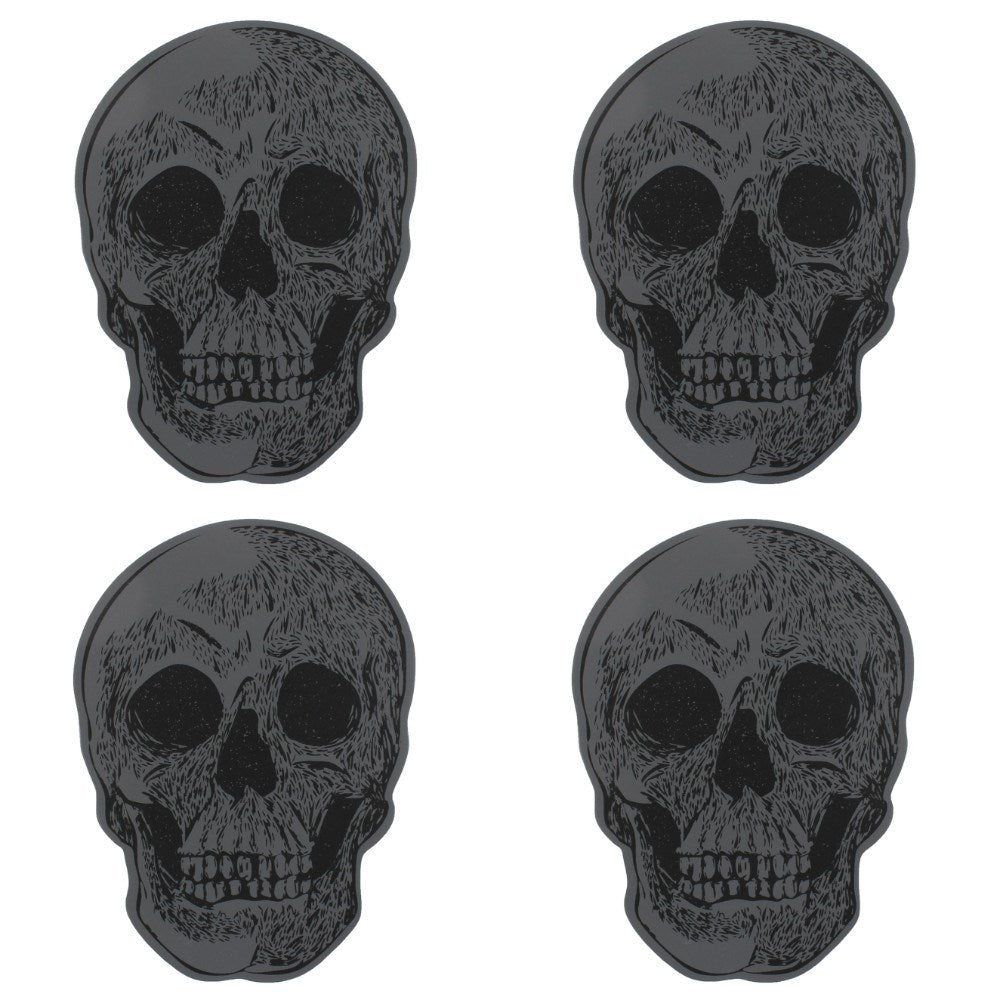 Set de 4 Posavasos Calavera