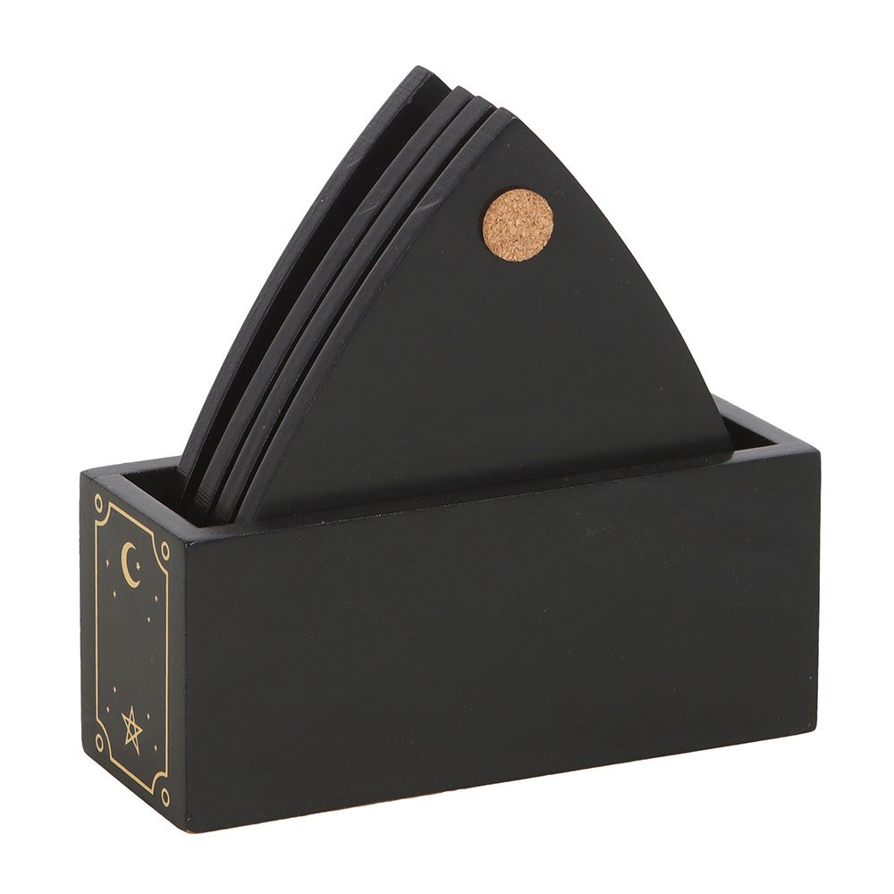 Set de 4 Posavasos Tablero Espiritista